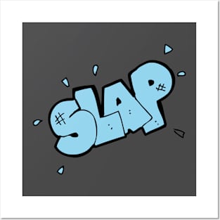 Slap boom run funny Posters and Art